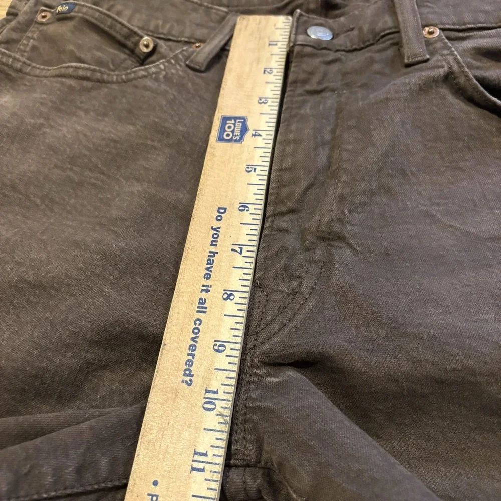 Polo Ralph Lauren Sullivan Slim Jeans Mens 32x30 Brown Straight Leg Stretch Fade